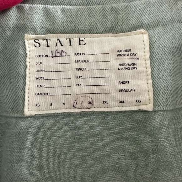 State the Label Jadeite Potters Coat - Picture 3 of 4